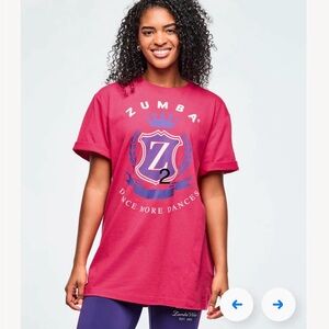 Zumba Fitness Women's Red Graphic Tee